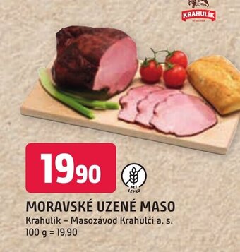 Trefa MORAVSKÉ UZENÉ MASO nabídka
