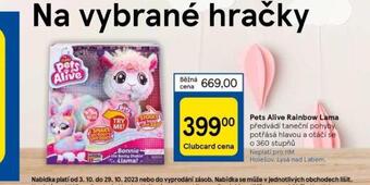 Tesco Pets alive rainbow lama nabídka