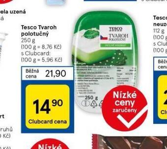 Tesco Tesco tvaroh polotučný nabídka