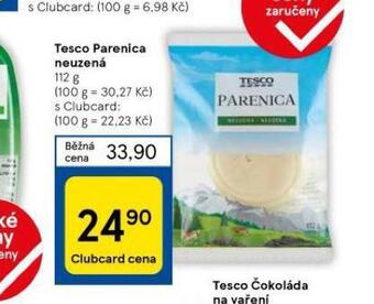Tesco Tesco parenica neuzená nabídka