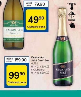 Tesco Královský sekt demi sec nabídka