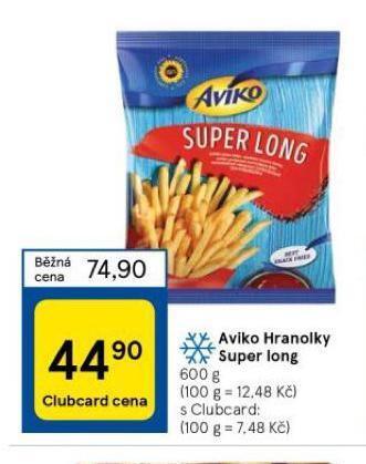 Tesco Aviko hranolky super long nabídka