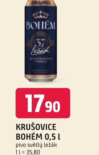 Trefa KRUŠOVICE BOHÉM 0,5 L nabídka
