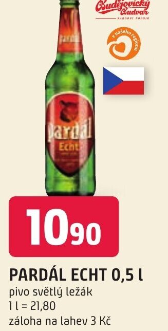 Trefa PARDÁL ECHT 0,5 L nabídka