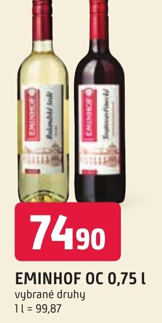 Trefa EMINHOF OC 0,75 L nabídka