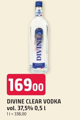 DIVINE CLEAR VODKA vol. 37,5% 0,5 L
