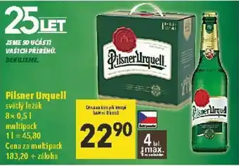 Globus Pilsner Urquell 500ml nabídka