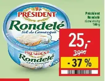 Globus Président Rondelé 100g nabídka