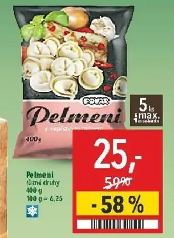 Globus Pelmeni 400g nabídka