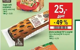 Globus Závin makový 50% naplně 400g nabídka