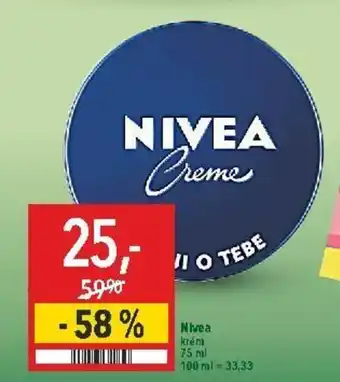 Globus Nivea 75ml nabídka