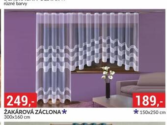 Baumax Žakárová záclona nabídka