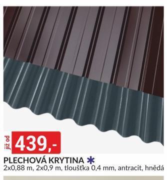 Baumax Plechová krytina nabídka