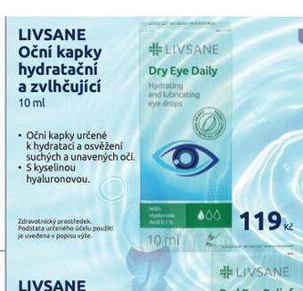 Benu Livsane oční kapky nabídka