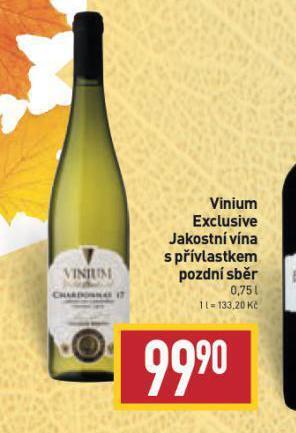 Billa Vinium exclusive nabídka
