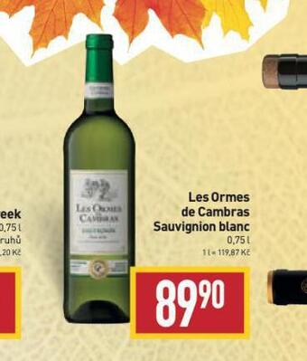 Billa Les ombres de cambras sauvignon blanc nabídka