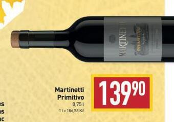 Billa Martinetti primitivo nabídka