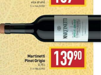 Billa Martinetti pinot grigio nabídka