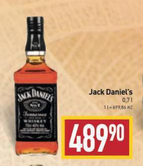 Billa Jack daniel's nabídka