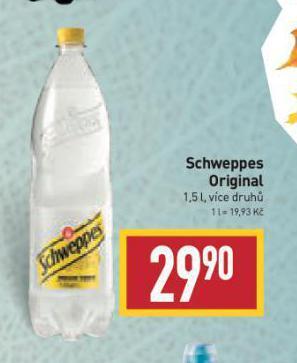 Billa Schweppes tonic nabídka