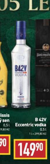 Billa B42v eccentric vodka nabídka