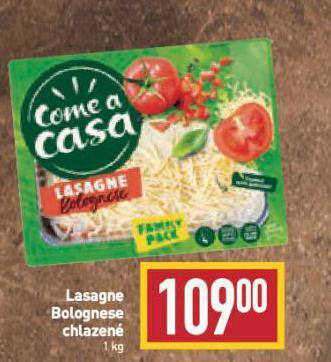 Billa Lasagne bolognese nabídka