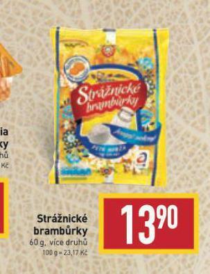 Billa Strážnické brambůrky nabídka