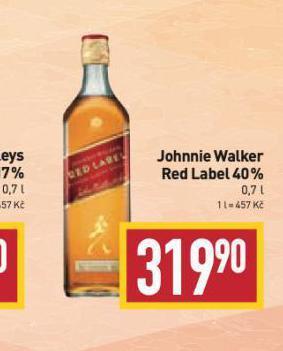 Billa Johnnie walker red label nabídka