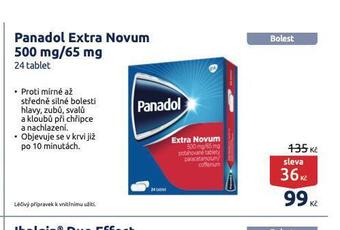Benu Panadol extra novum nabídka
