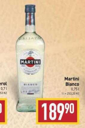 Billa Martini bianco nabídka