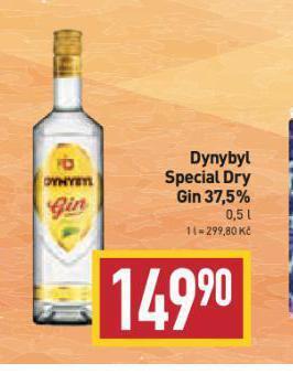 Billa Dynybyl special dry gin nabídka