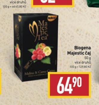 Billa Biogena čaj nabídka