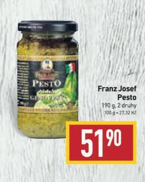 Billa Franz josef pesto nabídka