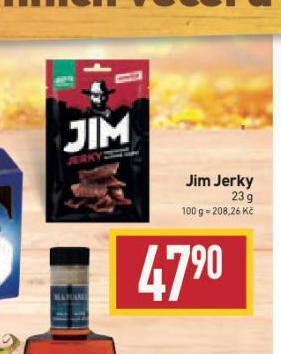 Billa Jim jerky nabídka