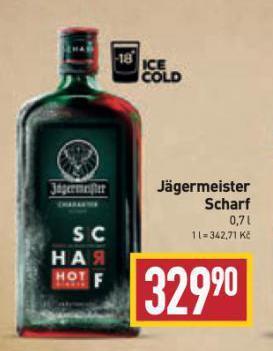 Billa Jagermeister scharf nabídka