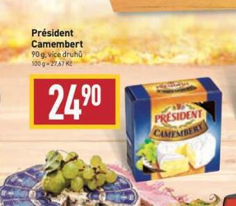 Billa Président camembert sýr nabídka