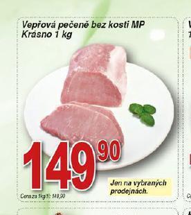 Hruška Vepřová pečeně bez kosti nabídka