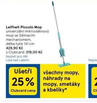 Tesco Leifheit piccolo mop nabídka