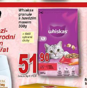 Hruška Whiskas granule pro kočky nabídka