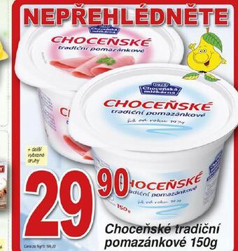 Hruška Choceňské tradiční pomazánkové nabídka