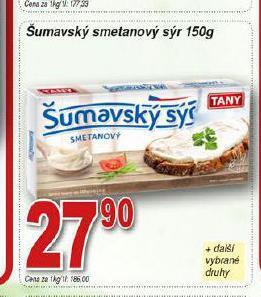 Hruška Šumavský smetanový sýr nabídka