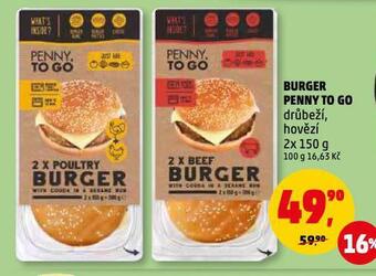 Penny Market Burger nabídka
