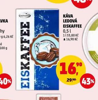 Penny Market Eiskaffee ledová káva nabídka
