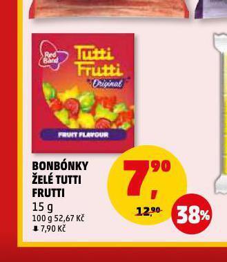 Penny Market Bonbónky želé tutti frutti nabídka