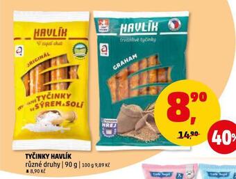 Penny Market Tyčinky havlík nabídka