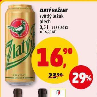 Penny Market Pivo zlatý bažant nabídka