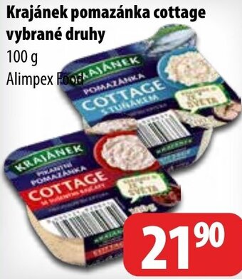 Partner Maloobchodní síť Krajánek pomazánka cottage vybrané druhy nabídka