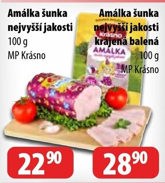 Partner Maloobchodní síť Amálka šunka nejvyšší jakosti nabídka