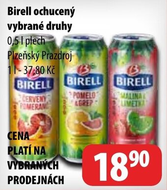 Partner Maloobchodní síť Birell ochucený vybrané druhy nabídka