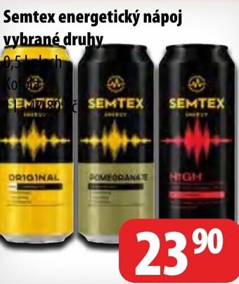 Partner Maloobchodní síť Semtex energetický nápoj vybrané druhy nabídka